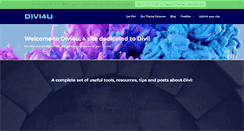 Desktop Screenshot of divi4u.com
