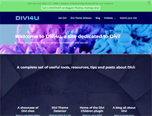 Tablet Screenshot of divi4u.com